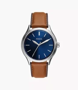 Fossil Fenmore Three-Hand Brown Leather Watch BQ2863