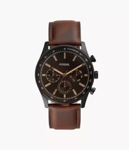Fossil Sullivan Multifunction Brown Leather Watch BQ2457