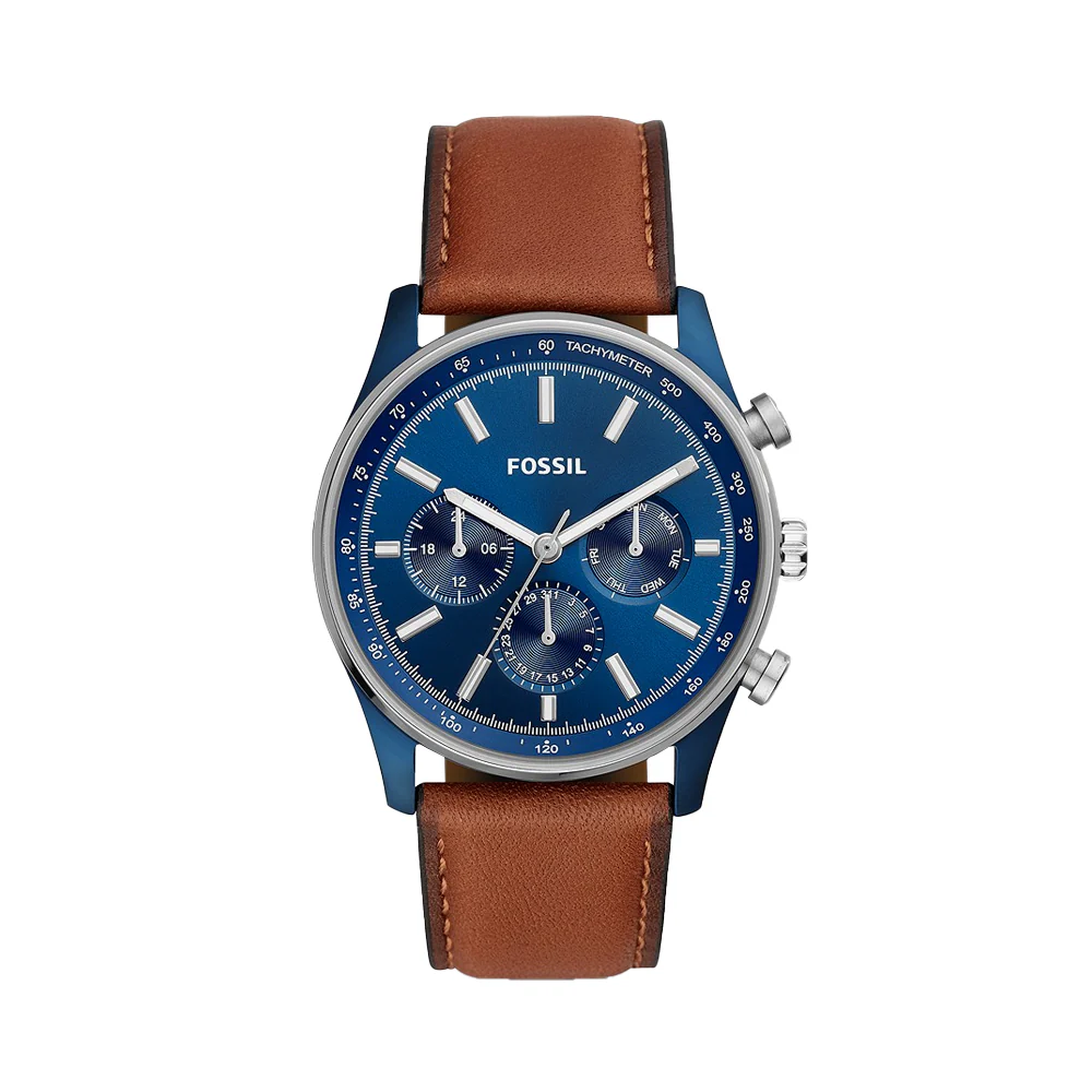 Fossil Sullivan Multifunction Brown Leather Watch BQ2512 Fossil Sullivan Multifunction Brown Leather Watch BQ2512