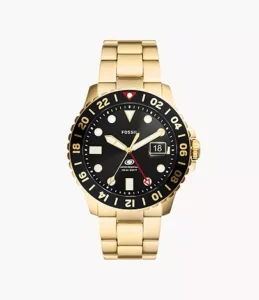 Fossil Men's Blue Gmt Watch FS5990