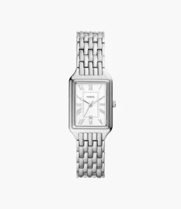 Fossil Raquel Three-Hand Date Gold-Tone Stainless Steel Watch ES5221