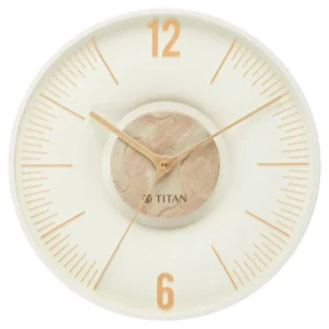 Titan Earth Flare Wall Clock - Pink Sandstone Texture W0093PA03