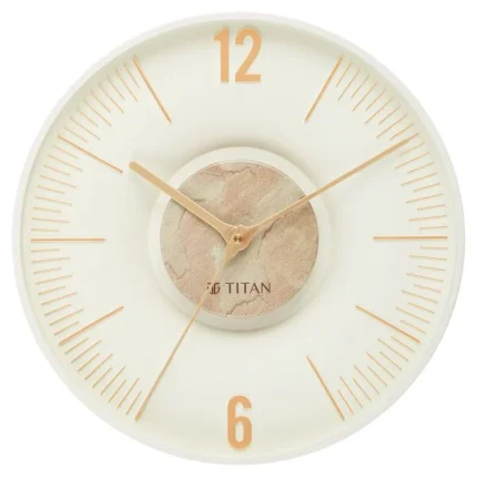 Titan Earth Flare Wall Clock - Pink Sandstone Texture W0093PA03