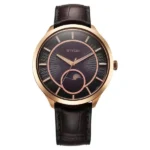 Titan Caelum Stellar Edition Purple Dial Sun Moon Sub-Dial Watch 10028WL01