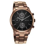 Titan NT1805QM04 Neo Splash Black Dial Multifunction Quartz Men’s Watch with Stainless Steel Strap