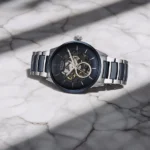 Titan NT90174KD02 Blue Dial Automatic Watch with Dual-Tone Stainless Steel Bracelet