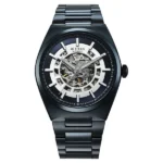 Titan 90221QM03 Skeleton Automatic Men’s Watch with Blue Dial and Blue Stainless Steel Strap