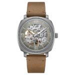 Kenneth Cole Silver Dial Analog Mechanical Hand-Wound Watch for Men – KCWGE0020701MN