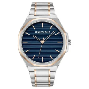 Kenneth Cole Quartz Analog Blue Dial Stainless Steel Strap Watch for Men – NTKCWGG0034506MN