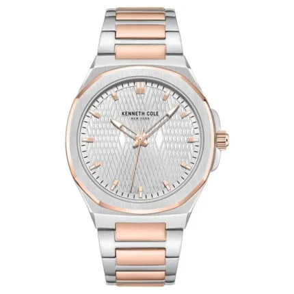 Kenneth Cole Quartz Analog Silver Dial Stainless Steel Strap Watch for Men – NTKCWGG0047003MN