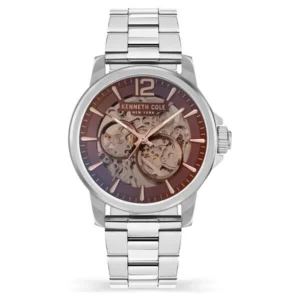 Kenneth Cole Maroon Dial Automatic Watch for Men – NEKCWGL2124704MN