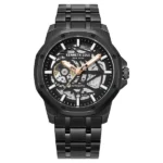 Kenneth Cole Automatic Black Dial Stainless Steel Strap Watch for Men – KCWGL2232904MN