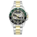 Kenneth Cole Automatic Black Dial with Two-Toned Stainless Steel Strap Watch for Men – NTKCWGY0046004MN