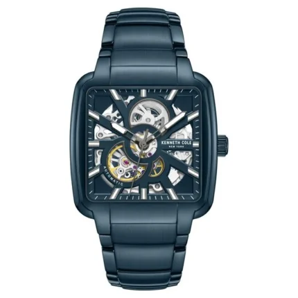 Kenneth Cole Automatic Blue Dial with Blue Stainless Steel Strap Watch for Men – NTKCWGY0046502MN