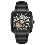 Kenneth Cole Automatic Black Dial Black Stainless Steel Strap Watch for Men – NTKCWGY0046503MN