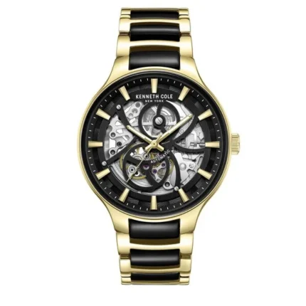 Kenneth Cole Automatic Black Dial Stainless Steel Strap Watch for Men – NTKCWGY0059801MN