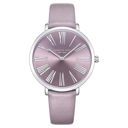 Kenneth Cole Quartz Analog Purple Dial Purple Leather Strap Watch for Women – NTKCWLA0027302LD