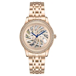Kenneth Cole Automatic Analog Rose Gold Dial Metal Strap Watch for Women – NTKCWLL0016602LD