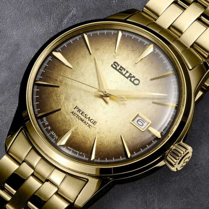 watch presage cocktail beer colour gold yellow stainless steel 1.jpg
