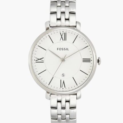Fossil Jacqueline ES3433 Three-Hand Date Stainless Steel Watch for Women