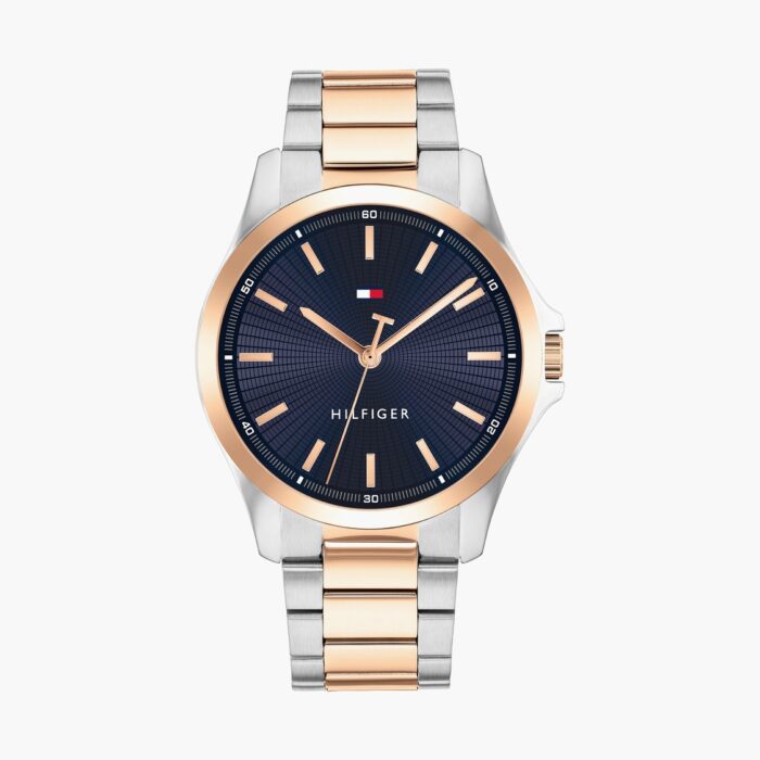 Tommy Hilfiger Bruce Men’s Analog Watch with Black Dial and Stainless Steel Strap – TH1792193