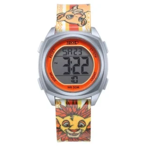 Zoop Disney Lion King Digital Watch for Boys with Digital Dial & Multicoloured Strap – 16025PP14