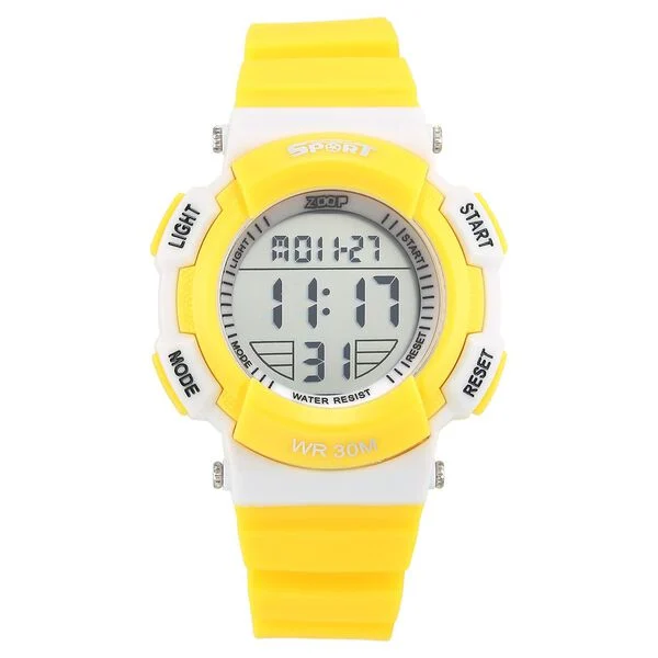 16034PP04W 1 Zoop Digital Watch for Boys with Yellow Strap & Digital Dial – NT16034PP04W