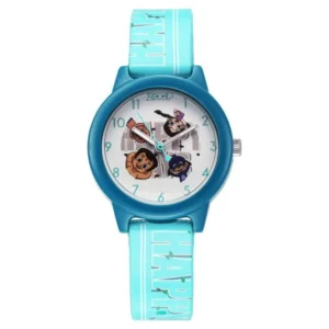 Zoop Chhota Bheem Analog Watch with White Dial and Turquoise Strap for Kids 16042PP01FW
