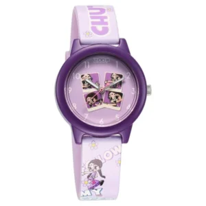 Zoop Chhota Bheem Analog Watch with Purple Dial and Multicoloured Strap for Kids 16042PP02FW