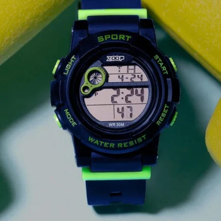 Zoop Digital Watch with Blue Case, Digital Dial and Blue Strap for Boys Kids 16050PP03W