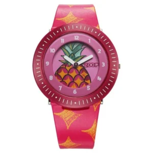 Zoop Analog Pink Dial Watch for Girls with Pink Strap – 26007PP07W