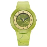 Zoop Analog Green Dial Watch for Girls with Green Strap – 26007PP08W