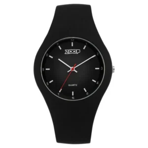 Zoop Analog Watch for Girls with Black Dial & Black Strap – 26031PP01W