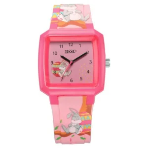 Zoop Analog Watch for Girls Kids with Pink Dial & Multicoloured Strap – 26039PP03W