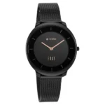 Titan Edge NT2677NM01 Women’s Black Dial Stainless Steel Strap Watch