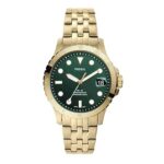 Fossil FB-01 ES4746I Women’s Watch with Green Dial and Stainless Steel Strap