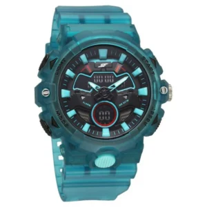 SF Analog-Digital Blue Translucent Strap & Black Dial Watch for Men – 77138PP04W