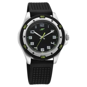 SF Sporty Analogs Quartz Analog Black Dial Black Plastic Strap Watch for Men – 7930PP28W