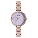 Sonata Wedding Edit Quartz Analog Purple Dial Stainless Steel with Acetate Strap Watch for Women - 87064KD03