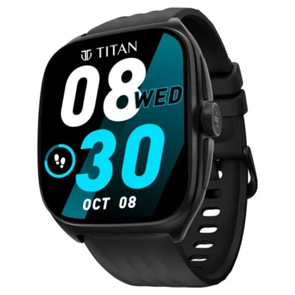 Titan Evolution Smartwatch with Curved AMOLED Display & Aluminium Case