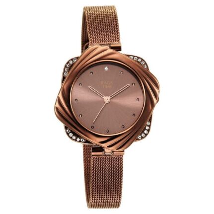 Titan Raga Moments of Joy NT95139QM02 Women’s Brown Dial and Stainless Steel Strap Watch