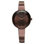 Titan Raga Showstopper Women’s Watch with Brown Dial and Metal Strap – 95276QM01