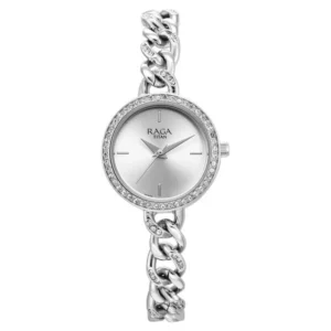 Titan Raga Showstopper NT95288SM01 Women’s Silver Dial and Metal Strap Watch