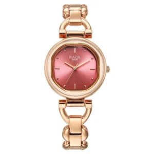 Titan Raga Showstopper NT95301WM01 Women’s Pink Dial and Metal Strap Watch