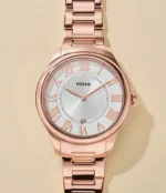 Fossil Gilmore ES5394 Rose Gold-Tone Stainless Steel Analog Watch for Women
