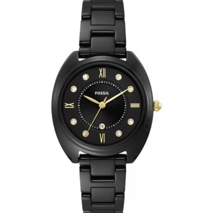 Fossil CE1114 Gabby Black Ceramic and Stainless Steel Women’s Watch