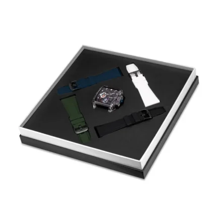 Police NTPLPEWGO0052401S Black Dial Chronograph Watch with Multicolour Strap