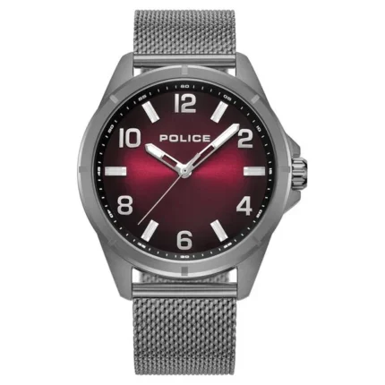Police Analog Maroon Dial Watch for Men – PLPEWJG0018302