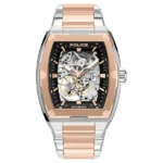 Police Automatic Self-Winding Brown Dial Stainless Steel Strap Watch for Men – PLPEWJL0072203