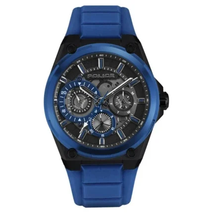 Police Multifunction Black Dial Watch for Men – NTPLPEWJQ2203240